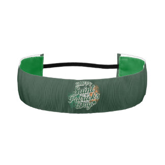 Vintage Happy Saint Patrick's day  アスレチックヘッドバンド
