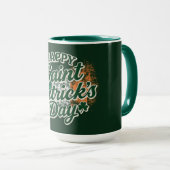 Vintage Happy Saint Patrick's day  マグカップ (正面右)