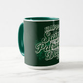 Vintage Happy Saint Patrick's day  マグカップ (正面左)