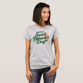 Vintage Happy Saint Patrick's day  Tシャツ (正面フル)