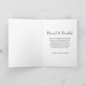 Vintage Happy Thanksgiving Harvest in Provence カード (内部)