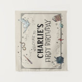 Vintage Harry Potter First Birthday タペストリー (正面)