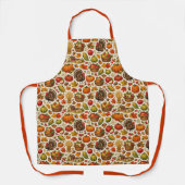 Vintage Harvest Farmhouse Thanksgiving エプロン (正面)