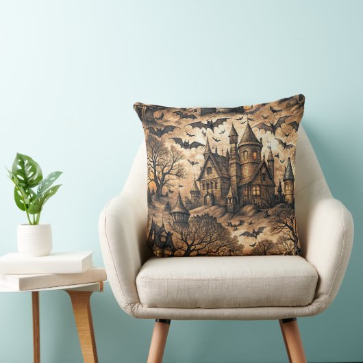 Vintage Haunted House クッション (椅子)