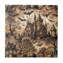 Vintage Haunted House タイル