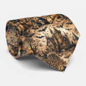 Vintage Haunted House ネクタイ (ロール)