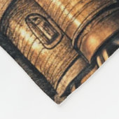 Vintage Haunted House フリースブランケット (角)