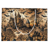 Vintage Haunted House ラージペーパーバッグ (裏面)