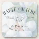 Vintage Haute Couture Fashion Design コースター<br><div class="desc">Vintage Haute Couture Fashion Design by Charles Frederic Worth</div>