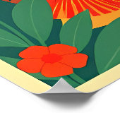 Vintage Hawaii Travel ポスター (角)