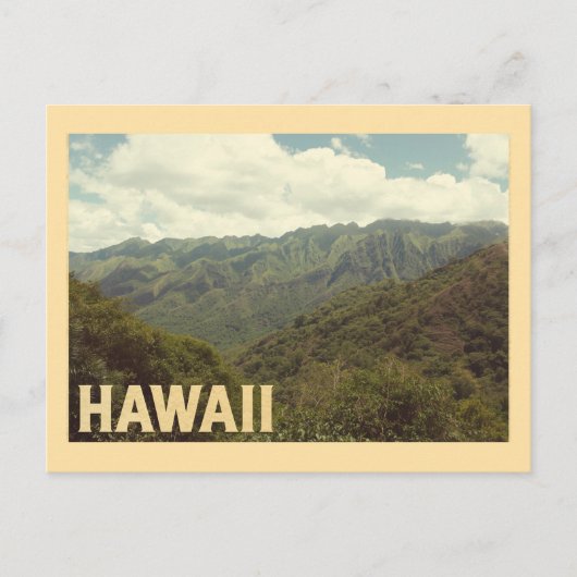 Vintage Hawaii Travel ポストカード (正面)