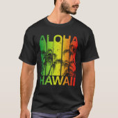 Vintage Hawaiian Islands Aloha Tシャツ (正面)