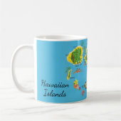 Vintage Hawaiian Islands Map Mug コーヒーマグカップ (左)