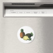 Vintage Hawaiian Pineapples, Organic Food Fruit マグネット (インサイチュ (食洗機))