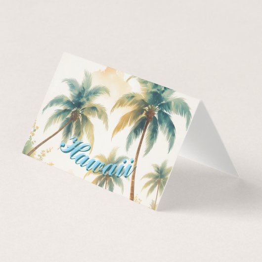 Vintage Hawaiian Travel Honolulu Magnetic Card (正面)