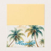 Vintage Hawaiian Travel Honolulu Magnetic Card (外部フラット)