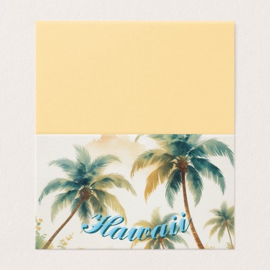 Vintage Hawaiian Travel Honolulu Magnetic Card (外部フラット)