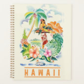 Vintage Hawaiian Travel Poster Planner プランナー手帳 (正面)