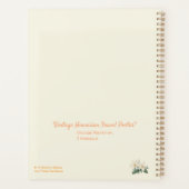 Vintage Hawaiian Travel Poster Planner プランナー手帳 (裏面)