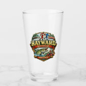 Vintage Hayward Wisconsin Birkebeiner Skiing タンブラーグラス (正面)