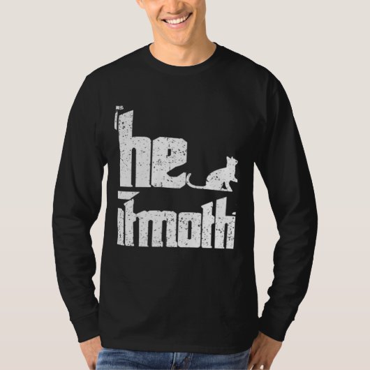 Vintage He Cat Mother Tシャツ (正面)