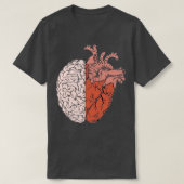 Vintage Heart Anatomy Tシャツ (デザイン正面)
