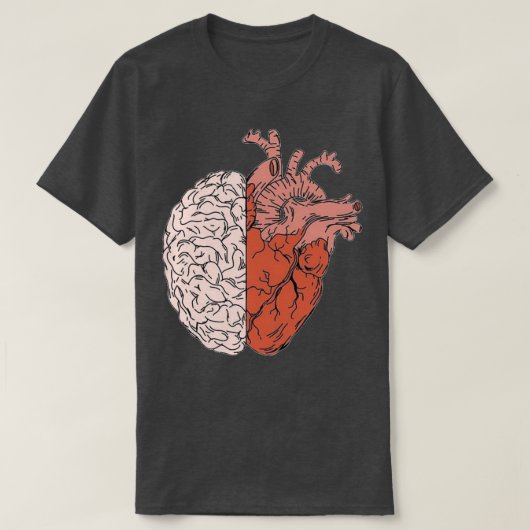 Vintage Heart Anatomy Tシャツ (デザイン正面)