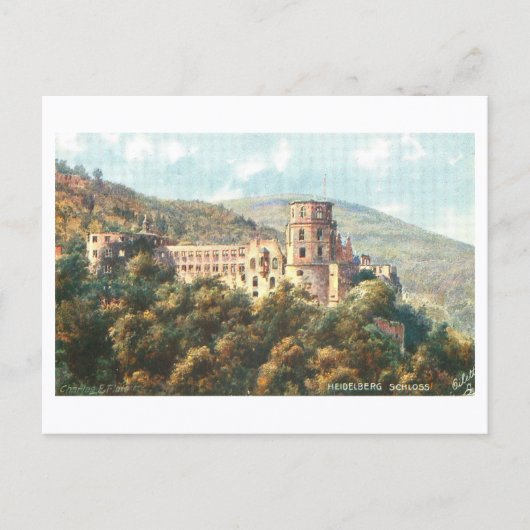 Vintage Heidelberg Castle  ポストカード (正面)