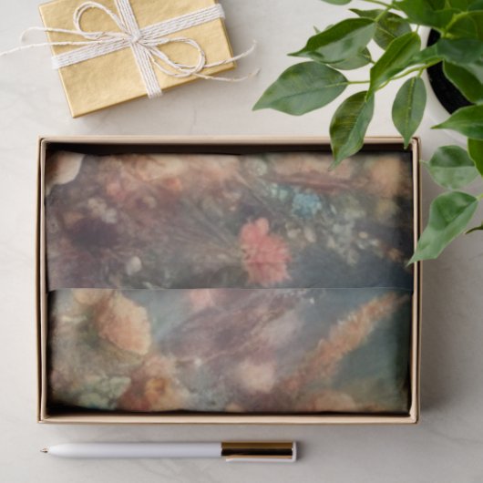 Vintage Heirloom Botanical Kitten Decoupage 薄葉紙 (ギフト)