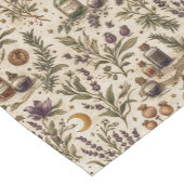 Vintage Herbal Witch Apothecary Botanical  ショートテーブルランナー (コーナー)