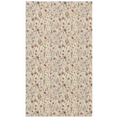 Vintage Herbarium Pressed Flower Botanical テーブルクロス (正面)