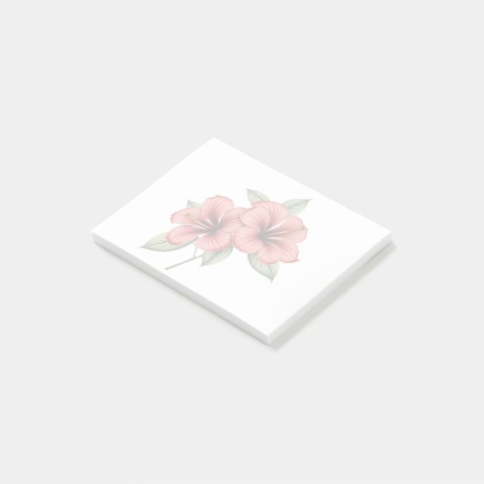 Vintage Hibiscus ポストイット (アングル)