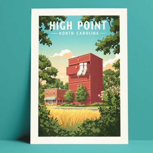Vintage High Point North Carolina ポストカード