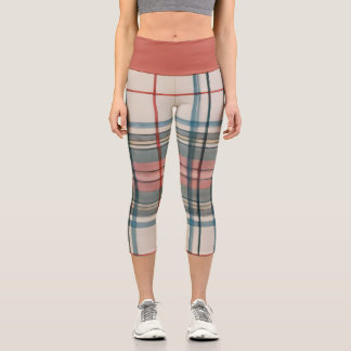 "VINTAGE HIGHLAND" High-Waisted Capri Pants カプリレギンス