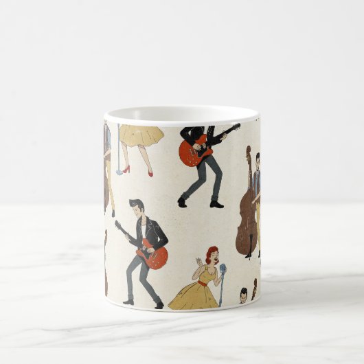 Vintage Hillbill Rockers コーヒーマグカップ (中央)