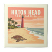 Vintage Hilton Head South Carolina タイル (正面)