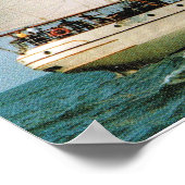 Vintage historic ships, Europa, Holland ポスター (角)