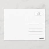 Vintage hockey skate BW ポストカード (裏面)