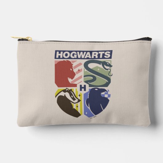 Vintage HOGWARTS™ Stamped Crest アクセサリーポーチ (正面)