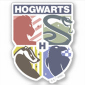 Vintage HOGWARTS™ Stamped Crest シール (正面)