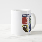 Vintage HOGWARTS™ Stamped Crest ジャンボコーヒーマグカップ (正面右)