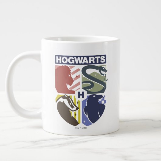 Vintage HOGWARTS™ Stamped Crest ジャンボコーヒーマグカップ (左)