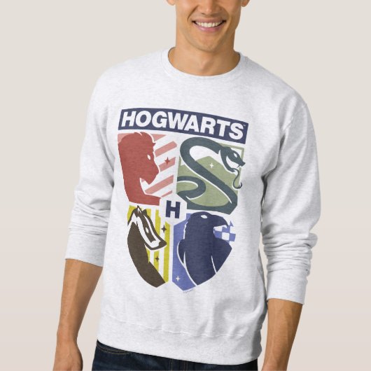 Vintage HOGWARTS™ Stamped Crest スウェットシャツ (正面)