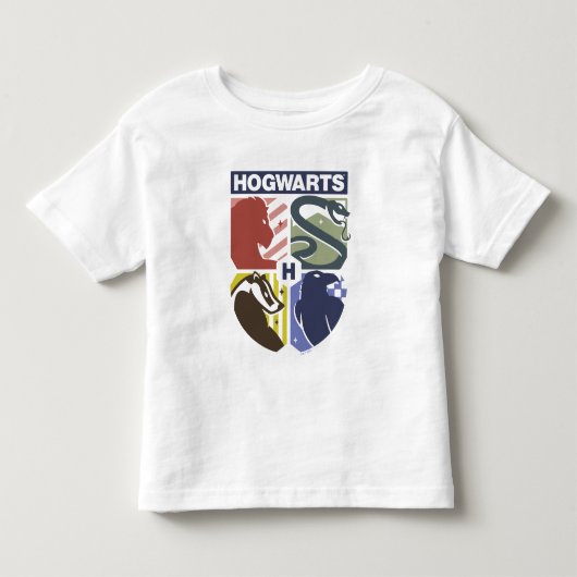 Vintage HOGWARTS™ Stamped Crest トドラーTシャツ (正面)