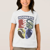 Vintage HOGWARTS™ Stamped Crest トライブレンドTシャツ (正面)