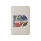 Vintage HOGWARTS™ Stamped Crest バスマット (正面縦)