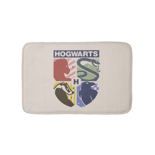 Vintage HOGWARTS™ Stamped Crest バスマット (正面)