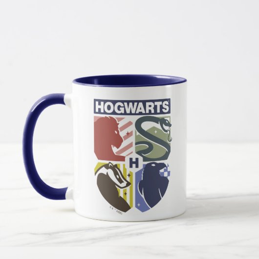 Vintage HOGWARTS™ Stamped Crest マグカップ (左)