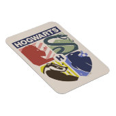 Vintage HOGWARTS™ Stamped Crest マグネット (右側)