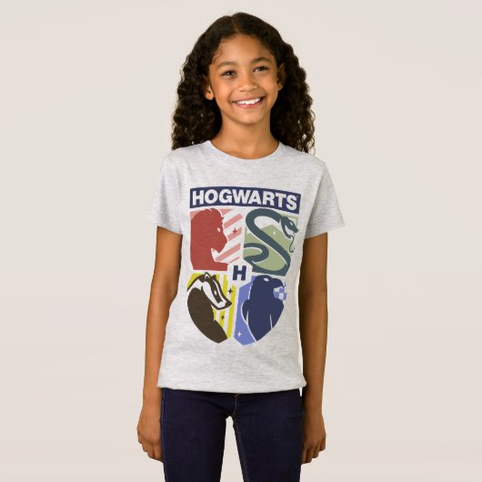 Vintage HOGWARTS™ Stamped Crest Tシャツ (正面フル)